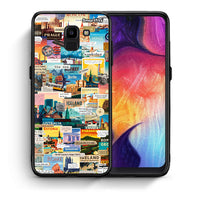 Thumbnail for Θήκη Samsung J6 Live To Travel από τη Smartfits με σχέδιο στο πίσω μέρος και μαύρο περίβλημα | Samsung J6 Live To Travel case with colorful back and black bezels
