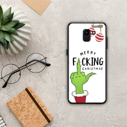 Merry F Xmas - Samsung Galaxy J6 θήκη
