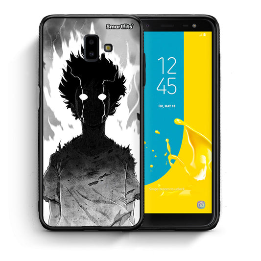Θήκη Samsung J6+ Anime Boy από τη Smartfits με σχέδιο στο πίσω μέρος και μαύρο περίβλημα | Samsung J6+ Anime Boy case with colorful back and black bezels