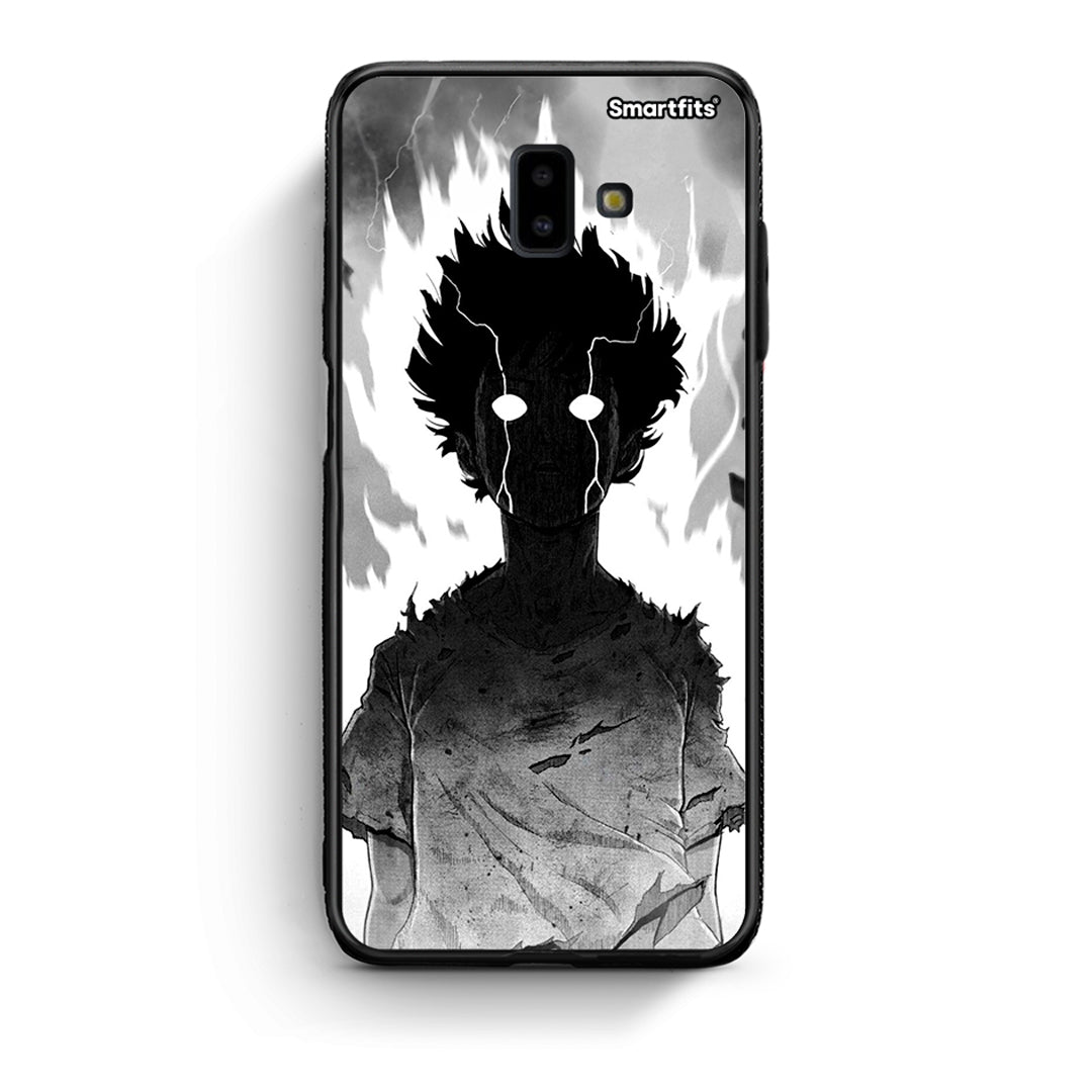 samsung J6+ Anime Boy Θήκη από τη Smartfits με σχέδιο στο πίσω μέρος και μαύρο περίβλημα | Smartphone case with colorful back and black bezels by Smartfits