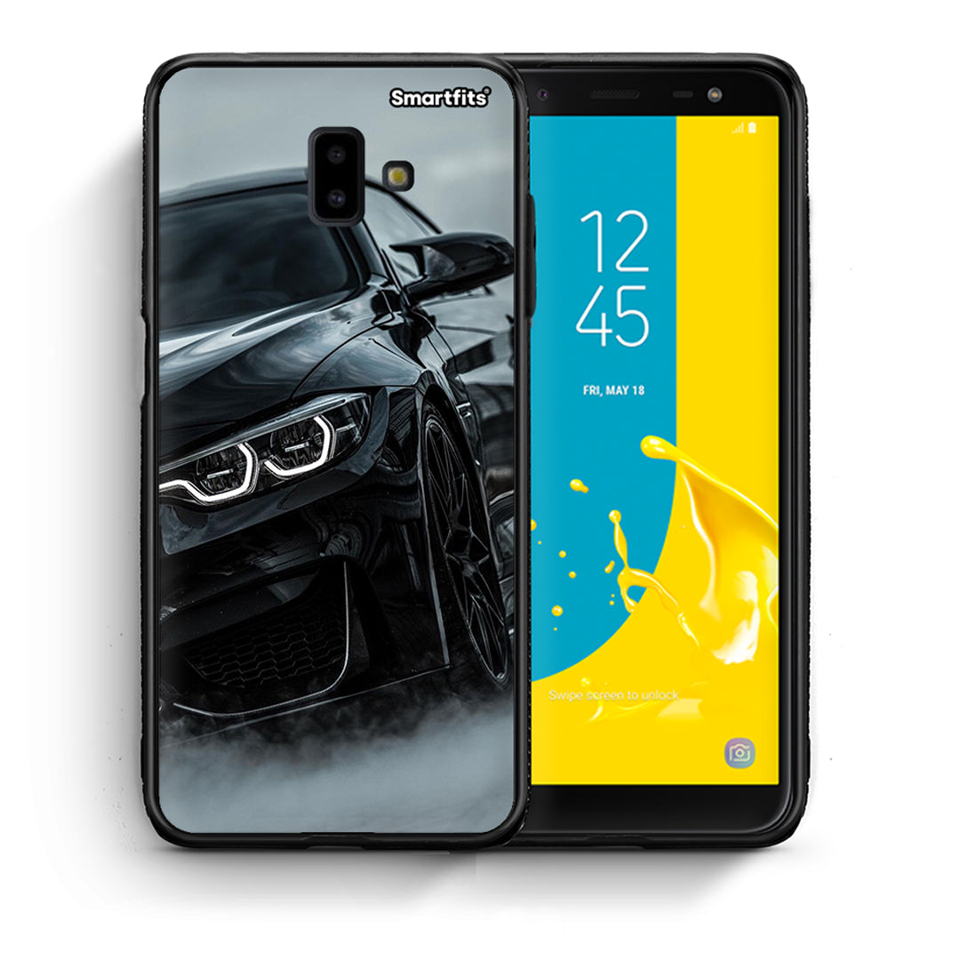 Θήκη Samsung J6+ Black BMW από τη Smartfits με σχέδιο στο πίσω μέρος και μαύρο περίβλημα | Samsung J6+ Black BMW case with colorful back and black bezels