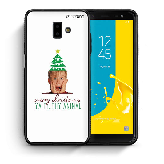 Θήκη Samsung J6+ Filthy Animal από τη Smartfits με σχέδιο στο πίσω μέρος και μαύρο περίβλημα | Samsung J6+ Filthy Animal case with colorful back and black bezels