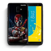 Thumbnail for Θήκη Samsung J6+ Funny Guy από τη Smartfits με σχέδιο στο πίσω μέρος και μαύρο περίβλημα | Samsung J6+ Funny Guy case with colorful back and black bezels