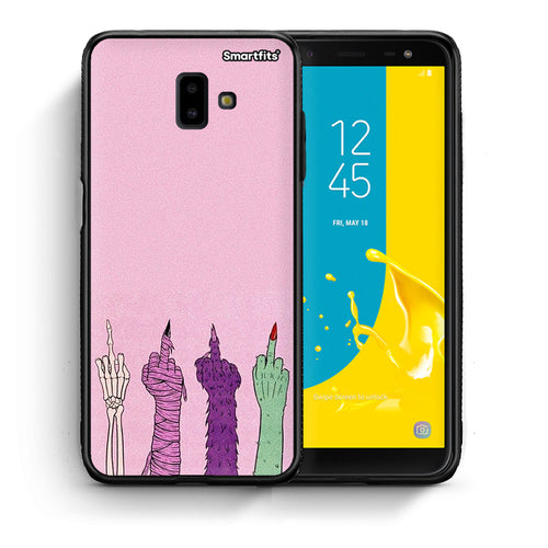 Θήκη Samsung J6+ Halloween Be A Lady από τη Smartfits με σχέδιο στο πίσω μέρος και μαύρο περίβλημα | Samsung J6+ Halloween Be A Lady case with colorful back and black bezels