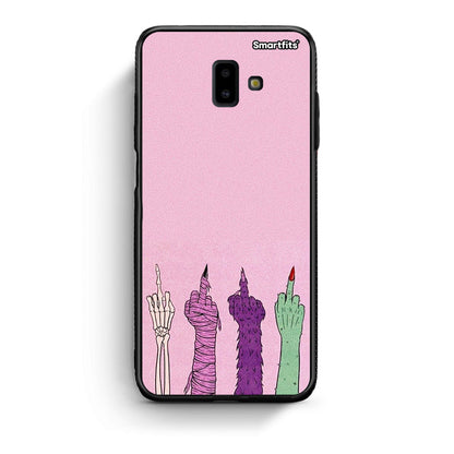 samsung J6+ Halloween Be A Lady Θήκη από τη Smartfits με σχέδιο στο πίσω μέρος και μαύρο περίβλημα | Smartphone case with colorful back and black bezels by Smartfits