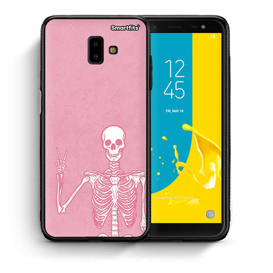 Θήκη Samsung J6+ Halloween Motivation από τη Smartfits με σχέδιο στο πίσω μέρος και μαύρο περίβλημα | Samsung J6+ Halloween Motivation case with colorful back and black bezels