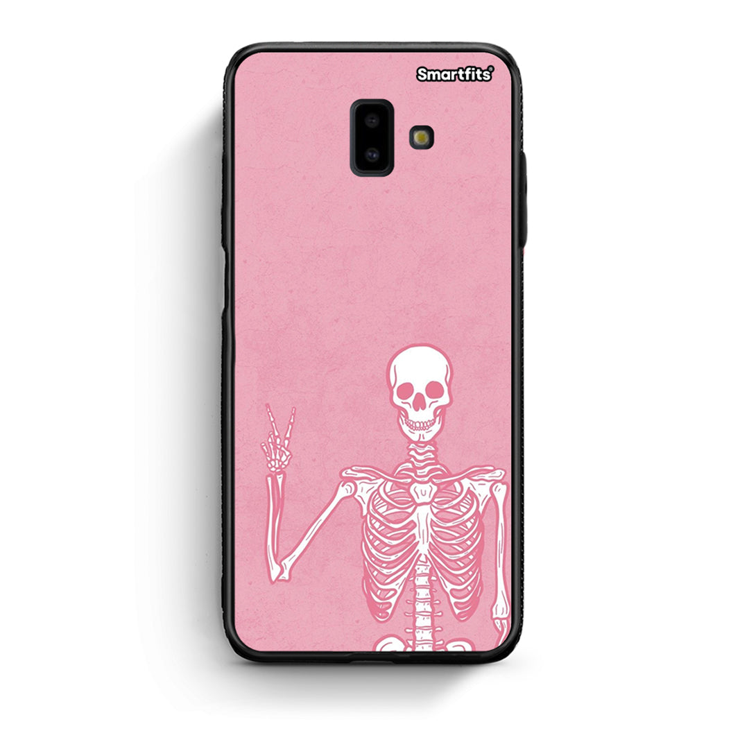 samsung J6+ Halloween Motivation Θήκη από τη Smartfits με σχέδιο στο πίσω μέρος και μαύρο περίβλημα | Smartphone case with colorful back and black bezels by Smartfits
