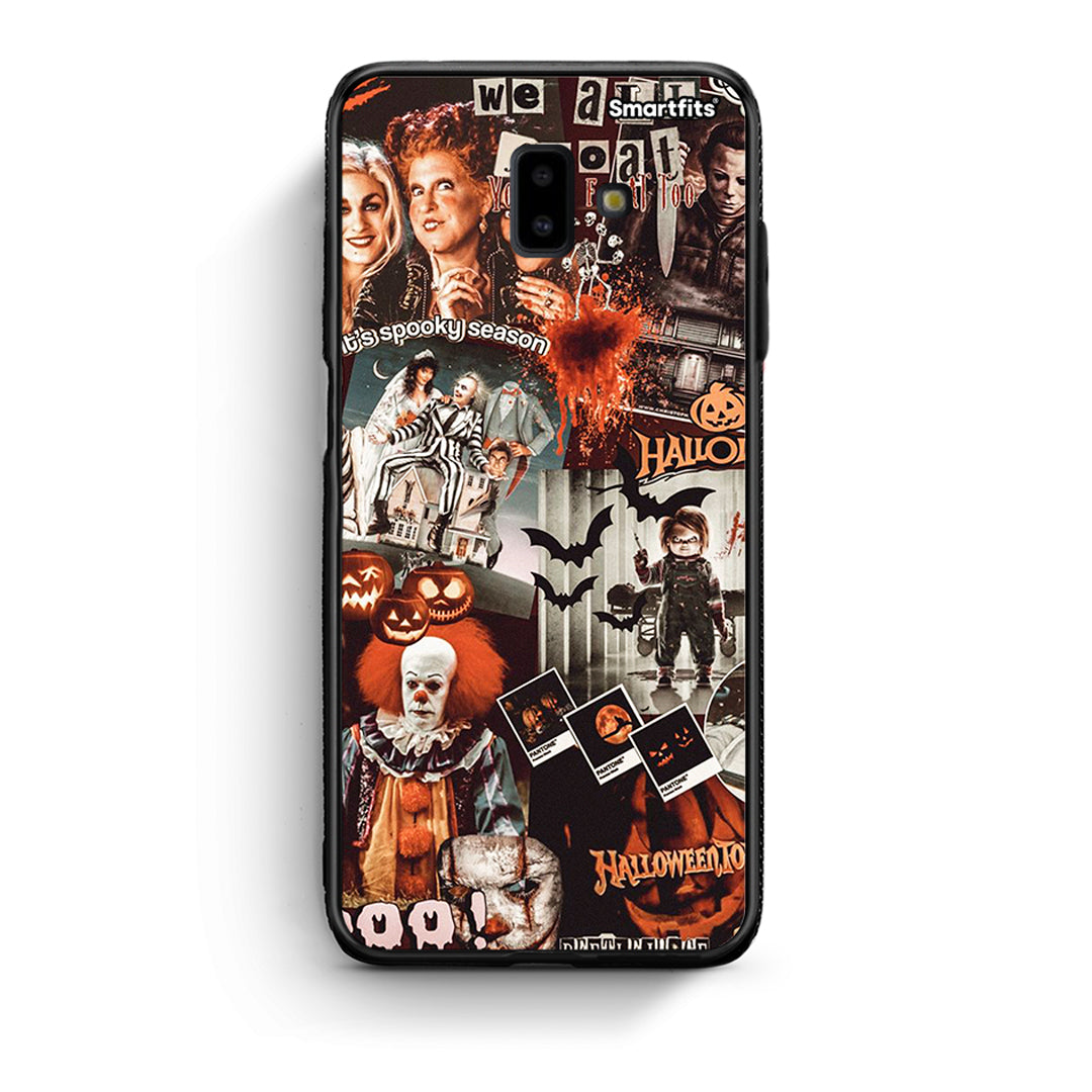 samsung J6+ Halloween Spooky Season Θήκη από τη Smartfits με σχέδιο στο πίσω μέρος και μαύρο περίβλημα | Smartphone case with colorful back and black bezels by Smartfits