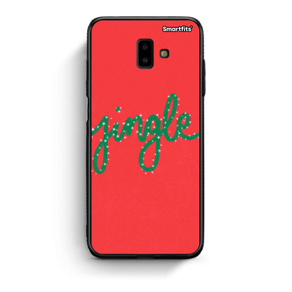 samsung J6+ Jingle Xmas θήκη από τη Smartfits με σχέδιο στο πίσω μέρος και μαύρο περίβλημα | Smartphone case with colorful back and black bezels by Smartfits