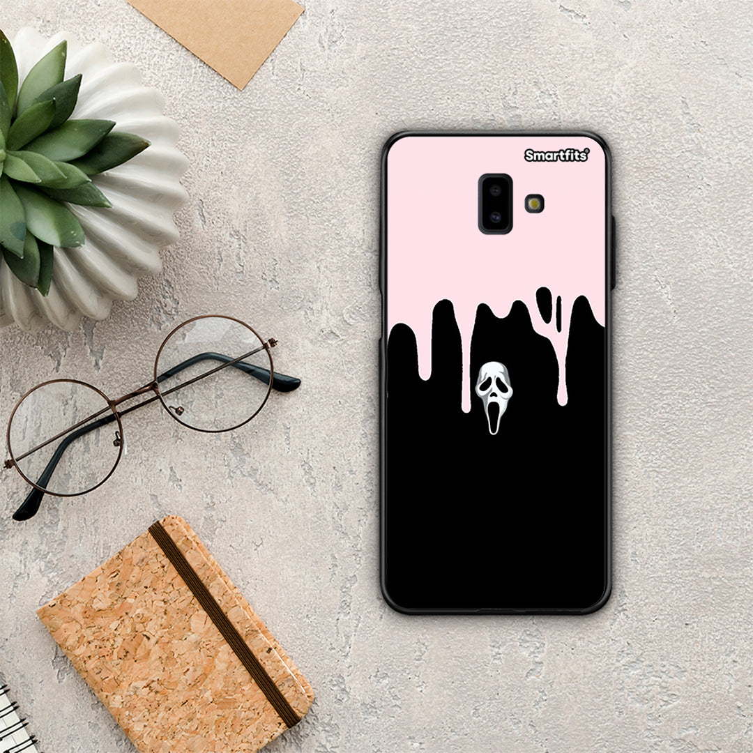 Melting Halloween Mask - Samsung Galaxy J6+ θήκη