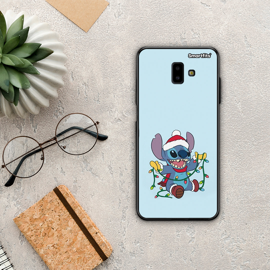 Santa Stich - Samsung Galaxy J6+ θήκη