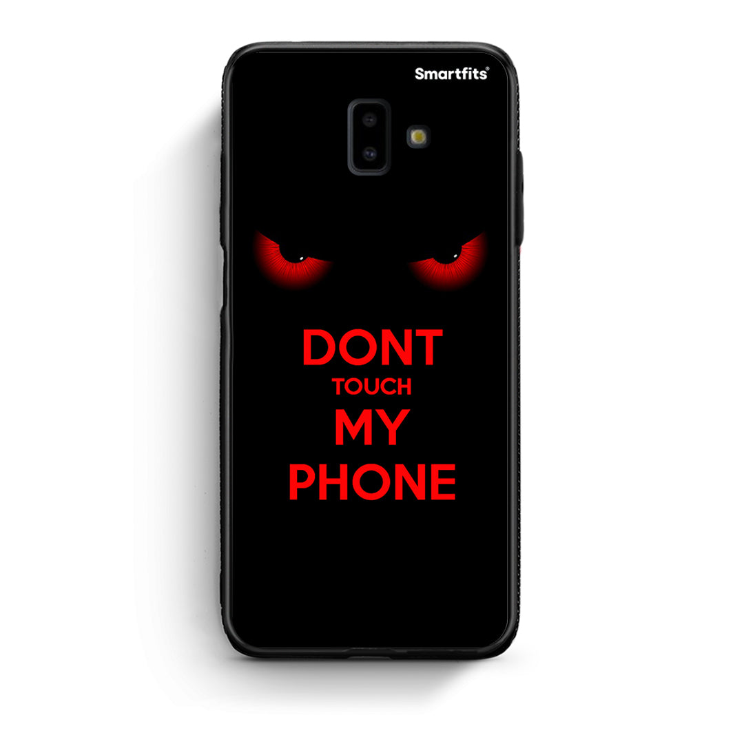 samsung J6+ Touch My Phone Θήκη από τη Smartfits με σχέδιο στο πίσω μέρος και μαύρο περίβλημα | Smartphone case with colorful back and black bezels by Smartfits
