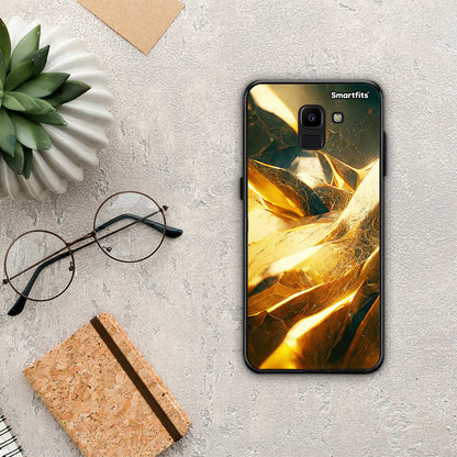 Real Gold - Samsung Galaxy J6 θήκη