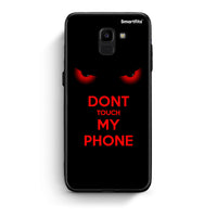 Thumbnail for samsung J6 Touch My Phone Θήκη από τη Smartfits με σχέδιο στο πίσω μέρος και μαύρο περίβλημα | Smartphone case with colorful back and black bezels by Smartfits