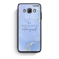 Thumbnail for Samsung J7 2016 Be Yourself θήκη από τη Smartfits με σχέδιο στο πίσω μέρος και μαύρο περίβλημα | Smartphone case with colorful back and black bezels by Smartfits