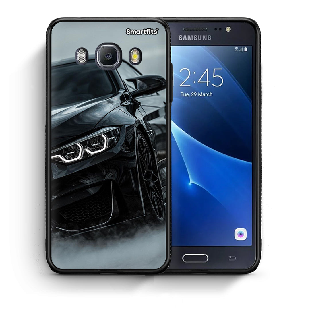 Θήκη Samsung J7 2016 Black BMW από τη Smartfits με σχέδιο στο πίσω μέρος και μαύρο περίβλημα | Samsung J7 2016 Black BMW case with colorful back and black bezels