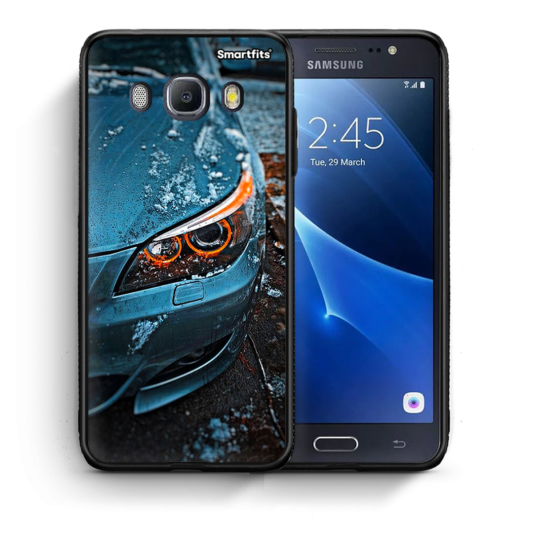Θήκη Samsung J7 2016 Bmw E60 από τη Smartfits με σχέδιο στο πίσω μέρος και μαύρο περίβλημα | Samsung J7 2016 Bmw E60 case with colorful back and black bezels