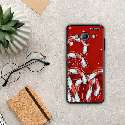 Candy Cane - Samsung Galaxy J7 2016 θήκη