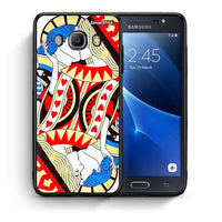 Thumbnail for Θήκη Samsung J7 2016 Card Love από τη Smartfits με σχέδιο στο πίσω μέρος και μαύρο περίβλημα | Samsung J7 2016 Card Love case with colorful back and black bezels