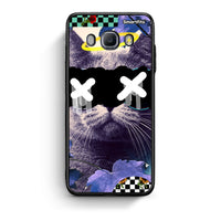 Thumbnail for Samsung J7 2016 Cat Collage θήκη από τη Smartfits με σχέδιο στο πίσω μέρος και μαύρο περίβλημα | Smartphone case with colorful back and black bezels by Smartfits
