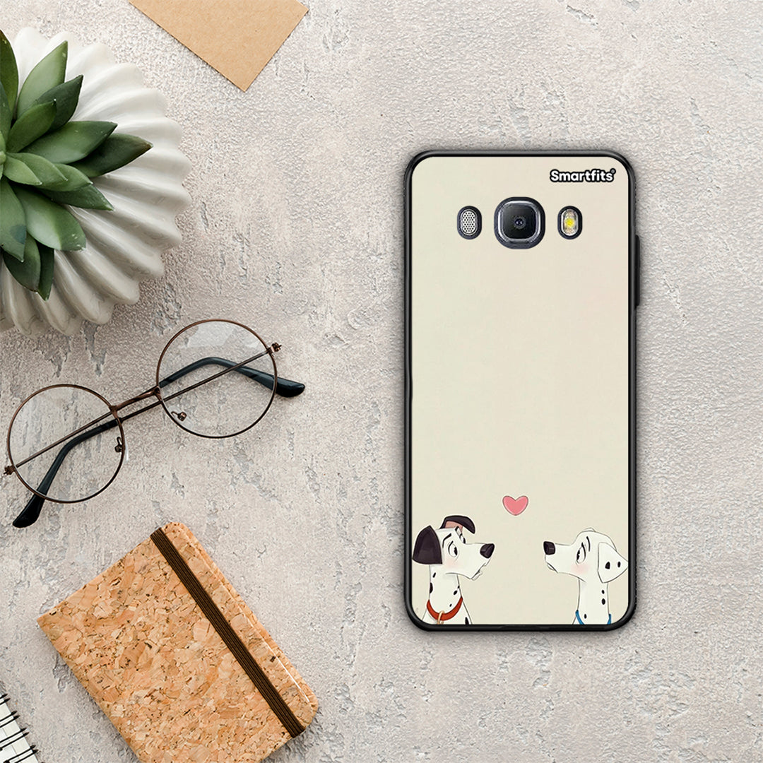 Dalmatians Love - Samsung Galaxy J7 2016 θήκη