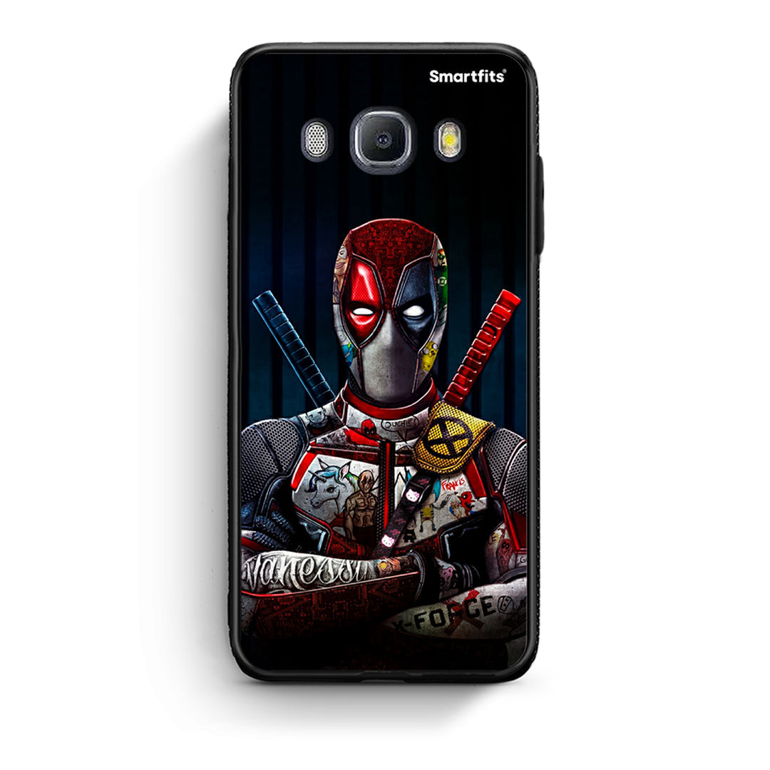 Samsung J7 2016 Funny Guy θήκη από τη Smartfits με σχέδιο στο πίσω μέρος και μαύρο περίβλημα | Smartphone case with colorful back and black bezels by Smartfits
