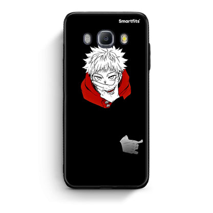 Samsung J7 2016 Itadori Anime θήκη από τη Smartfits με σχέδιο στο πίσω μέρος και μαύρο περίβλημα | Smartphone case with colorful back and black bezels by Smartfits