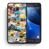 Thumbnail for Θήκη Samsung J7 2016 Live To Travel από τη Smartfits με σχέδιο στο πίσω μέρος και μαύρο περίβλημα | Samsung J7 2016 Live To Travel case with colorful back and black bezels