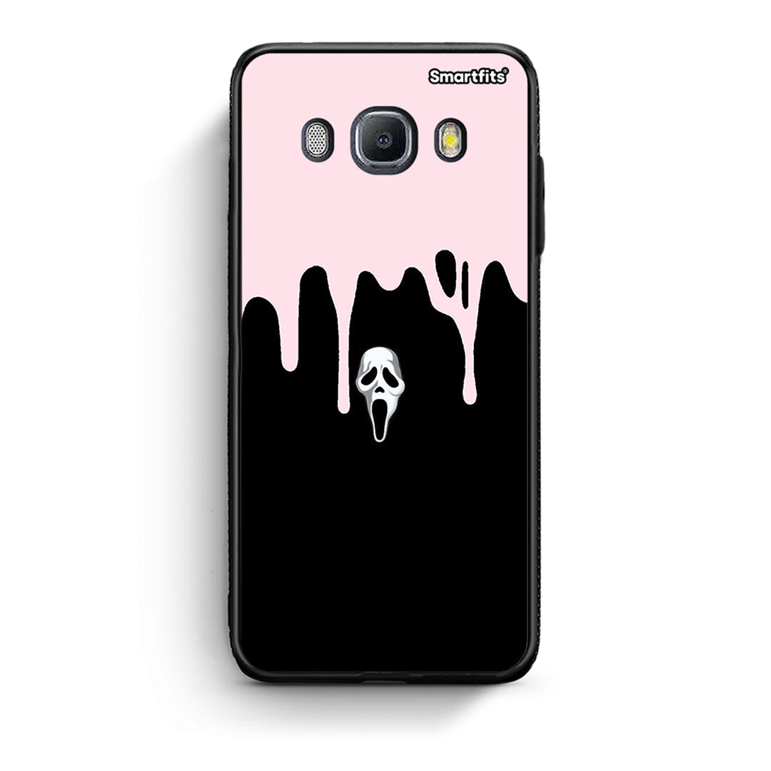 Samsung J7 2016 Melting Halloween Mask θήκη από τη Smartfits με σχέδιο στο πίσω μέρος και μαύρο περίβλημα | Smartphone case with colorful back and black bezels by Smartfits