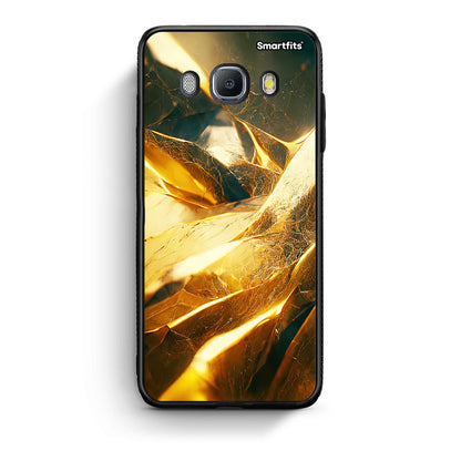 Samsung J7 2016 Real Gold θήκη από τη Smartfits με σχέδιο στο πίσω μέρος και μαύρο περίβλημα | Smartphone case with colorful back and black bezels by Smartfits