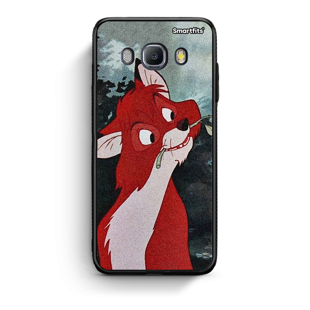 Samsung J7 2016 Tod And Vixey Love 1 θήκη από τη Smartfits με σχέδιο στο πίσω μέρος και μαύρο περίβλημα | Smartphone case with colorful back and black bezels by Smartfits