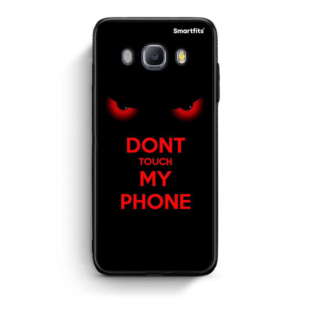 Samsung J7 2016 Touch My Phone θήκη από τη Smartfits με σχέδιο στο πίσω μέρος και μαύρο περίβλημα | Smartphone case with colorful back and black bezels by Smartfits