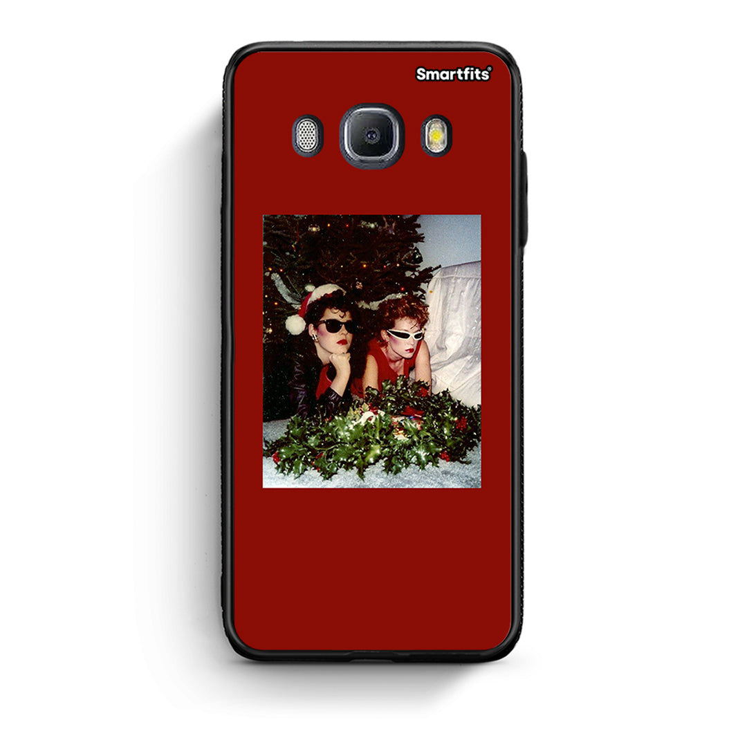 Samsung J7 2016 Waiting For Xmas θήκη από τη Smartfits με σχέδιο στο πίσω μέρος και μαύρο περίβλημα | Smartphone case with colorful back and black bezels by Smartfits