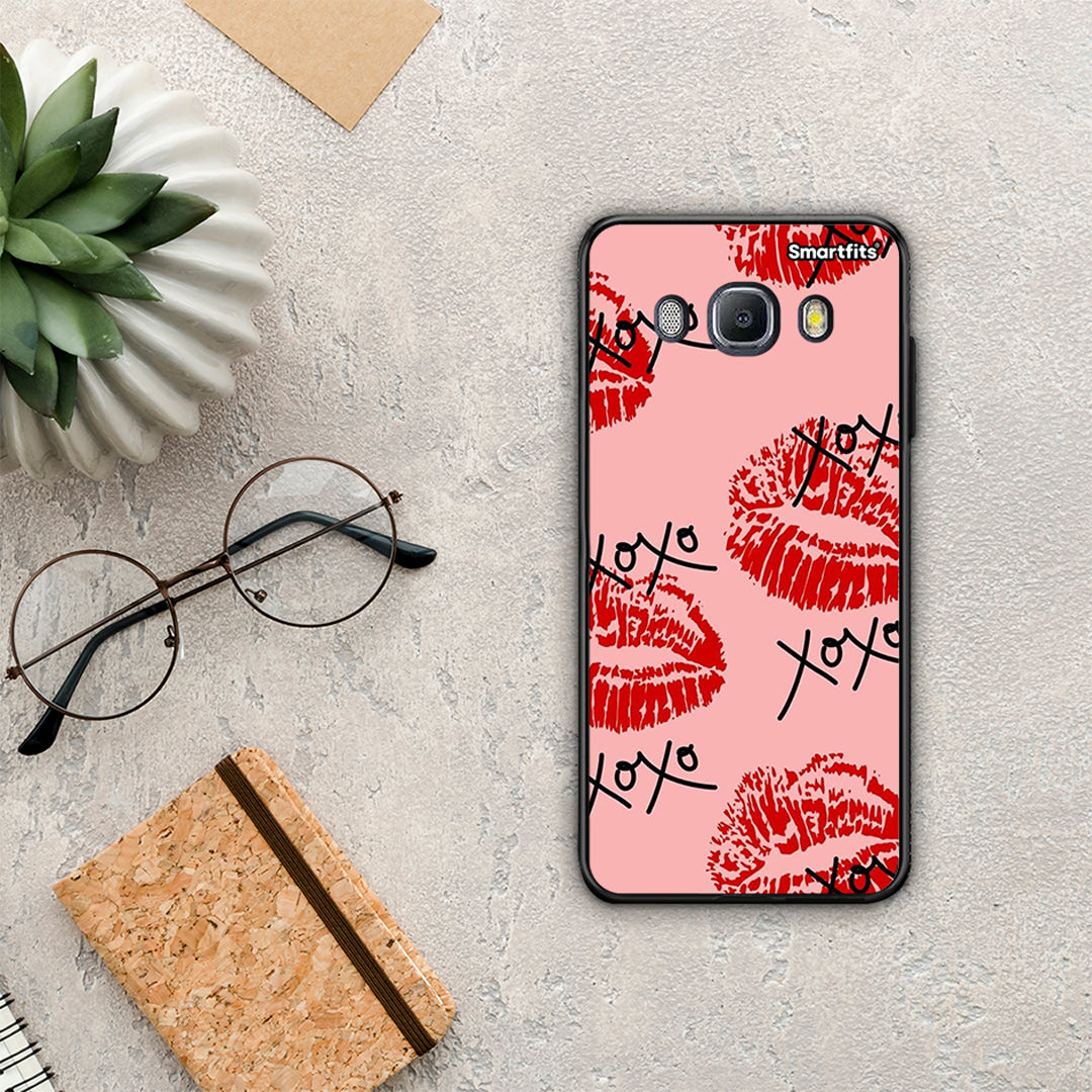 XOXO Lips - Samsung Galaxy J7 2016 θήκη