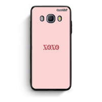 Thumbnail for Samsung J7 2016 XOXO Love θήκη από τη Smartfits με σχέδιο στο πίσω μέρος και μαύρο περίβλημα | Smartphone case with colorful back and black bezels by Smartfits