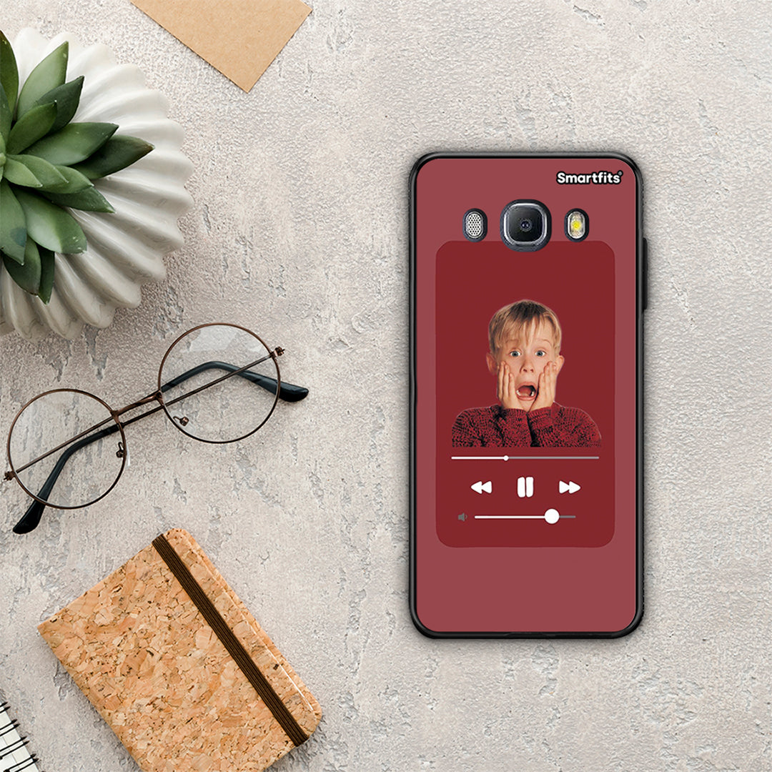Xmas Alone Music - Samsung Galaxy J7 2016 θήκη