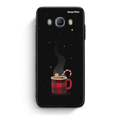 Samsung J7 2016 Xmas Bathing θήκη από τη Smartfits με σχέδιο στο πίσω μέρος και μαύρο περίβλημα | Smartphone case with colorful back and black bezels by Smartfits