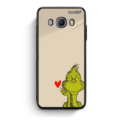 Samsung J7 2016 Xmas Grinch θήκη από τη Smartfits με σχέδιο στο πίσω μέρος και μαύρο περίβλημα | Smartphone case with colorful back and black bezels by Smartfits
