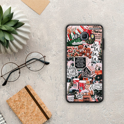 Xmas Habbits - Samsung Galaxy J7 2016 θήκη