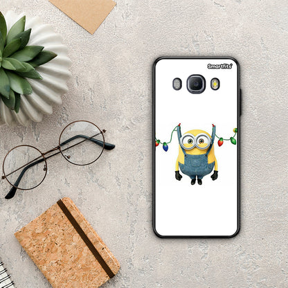 Xmas Minion Lights - Samsung Galaxy J7 2016 θήκη