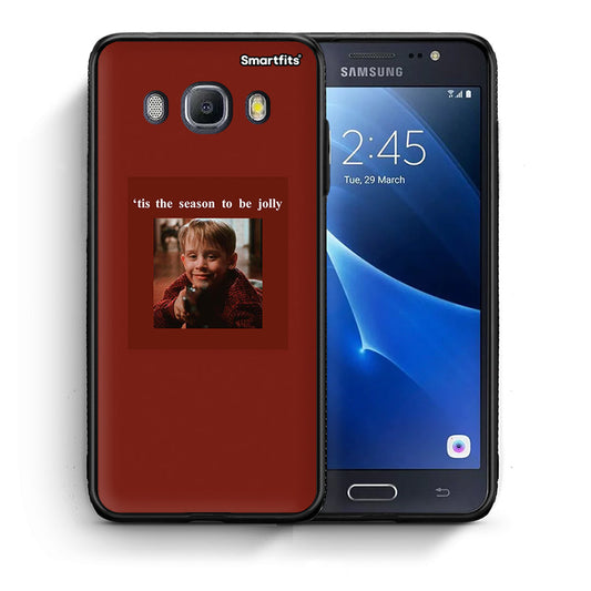 Θήκη Samsung J7 2016 Xmas Ultimate Spirit από τη Smartfits με σχέδιο στο πίσω μέρος και μαύρο περίβλημα | Samsung J7 2016 Xmas Ultimate Spirit case with colorful back and black bezels