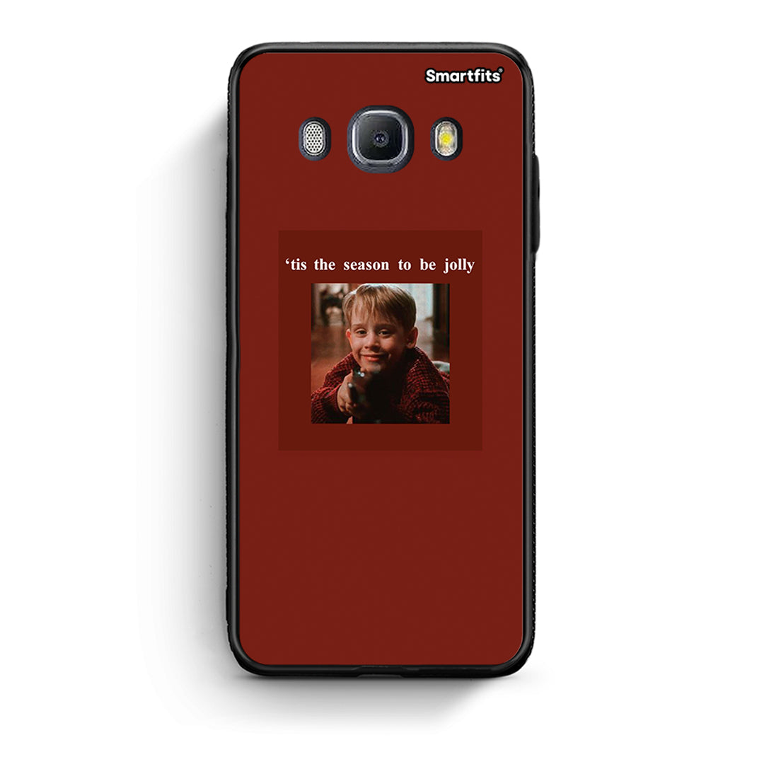 Samsung J7 2016 Xmas Ultimate Spirit θήκη από τη Smartfits με σχέδιο στο πίσω μέρος και μαύρο περίβλημα | Smartphone case with colorful back and black bezels by Smartfits