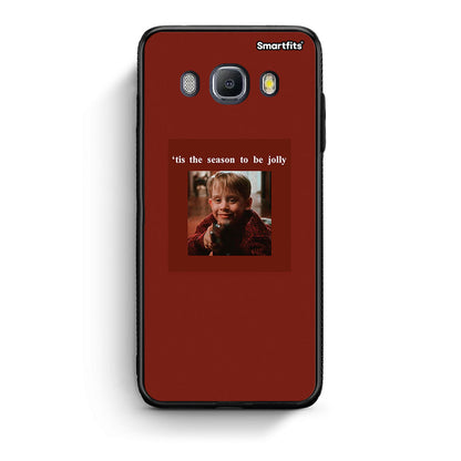 Samsung J7 2016 Xmas Ultimate Spirit θήκη από τη Smartfits με σχέδιο στο πίσω μέρος και μαύρο περίβλημα | Smartphone case with colorful back and black bezels by Smartfits