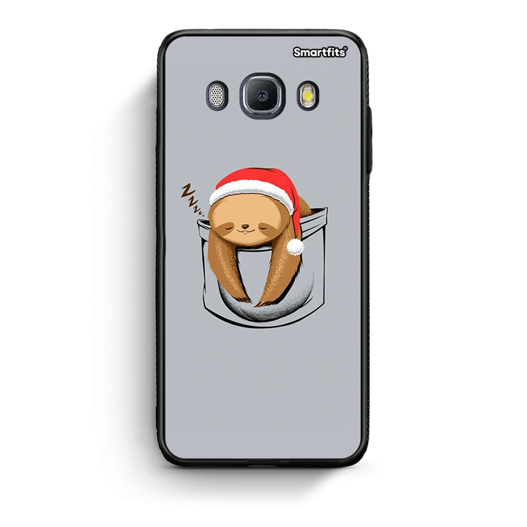 Samsung J7 2016 Xmas Zzzz θήκη από τη Smartfits με σχέδιο στο πίσω μέρος και μαύρο περίβλημα | Smartphone case with colorful back and black bezels by Smartfits