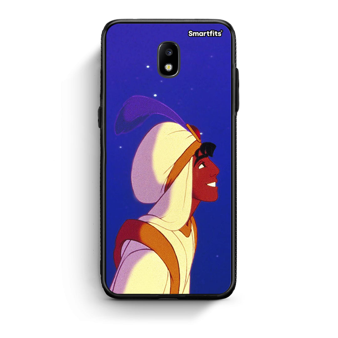 Samsung J5 2017 Alladin And Jasmine Love 1 θήκη από τη Smartfits με σχέδιο στο πίσω μέρος και μαύρο περίβλημα | Smartphone case with colorful back and black bezels by Smartfits