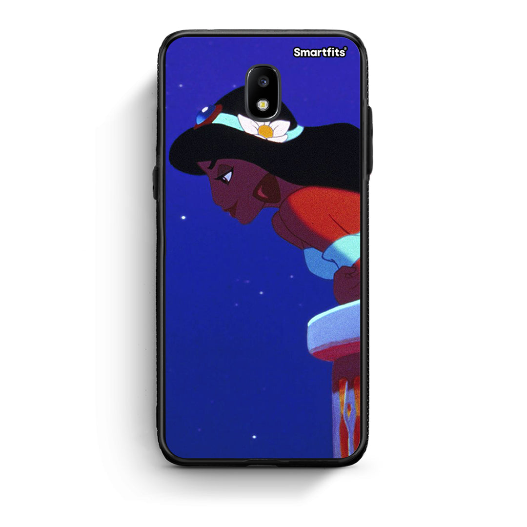 Samsung J5 2017 Alladin And Jasmine Love 2 θήκη από τη Smartfits με σχέδιο στο πίσω μέρος και μαύρο περίβλημα | Smartphone case with colorful back and black bezels by Smartfits