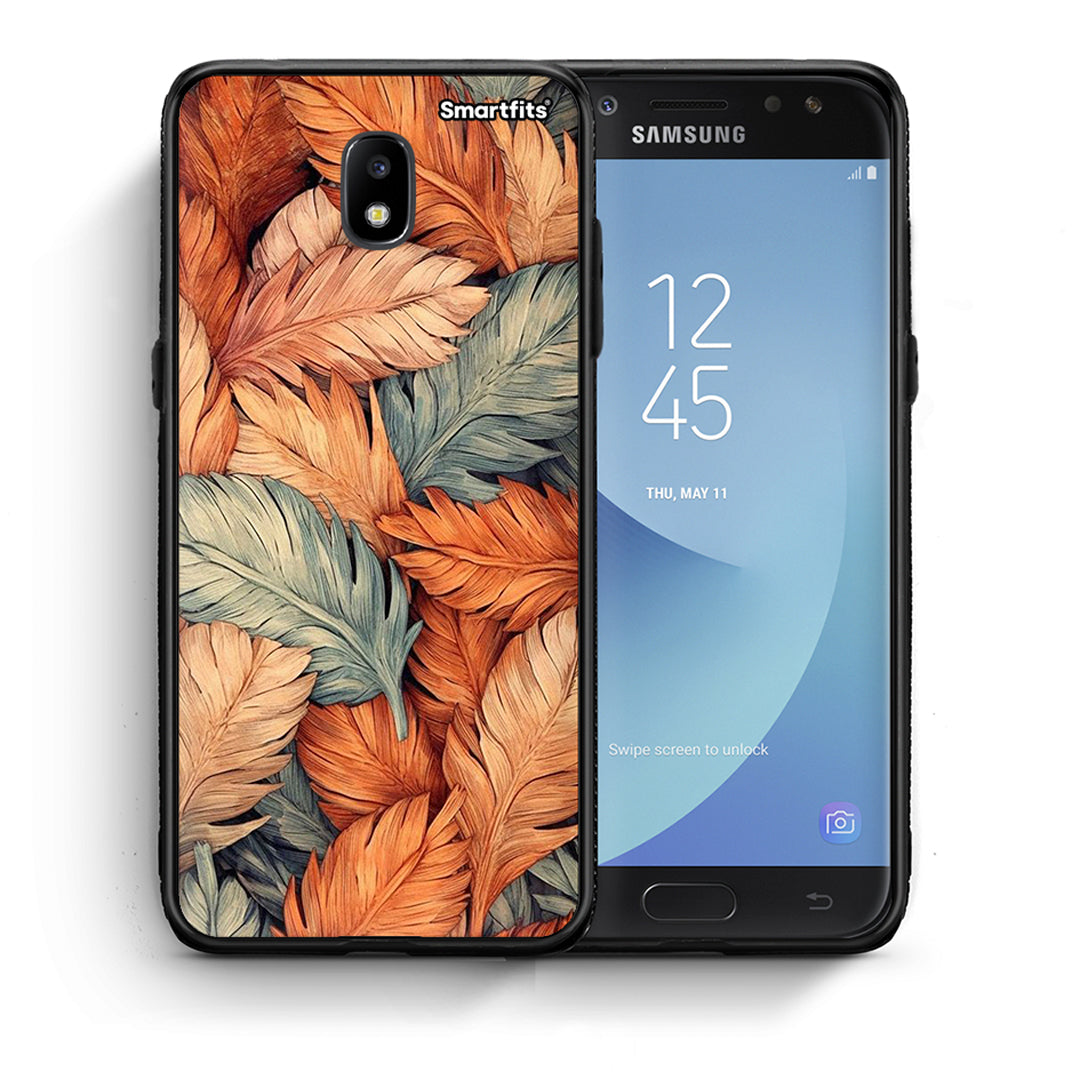 Θήκη Samsung J5 2017 Autumn Leaves από τη Smartfits με σχέδιο στο πίσω μέρος και μαύρο περίβλημα | Samsung J5 2017 Autumn Leaves case with colorful back and black bezels