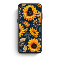 Thumbnail for Samsung J5 2017 Autumn Sunflowers θήκη από τη Smartfits με σχέδιο στο πίσω μέρος και μαύρο περίβλημα | Smartphone case with colorful back and black bezels by Smartfits