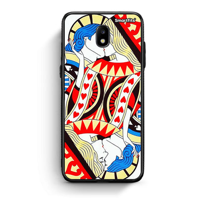 Samsung J5 2017 Card Love θήκη από τη Smartfits με σχέδιο στο πίσω μέρος και μαύρο περίβλημα | Smartphone case with colorful back and black bezels by Smartfits