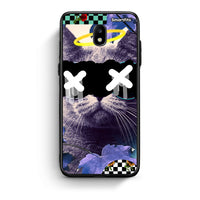 Thumbnail for Samsung J7 2017 Cat Collage θήκη από τη Smartfits με σχέδιο στο πίσω μέρος και μαύρο περίβλημα | Smartphone case with colorful back and black bezels by Smartfits